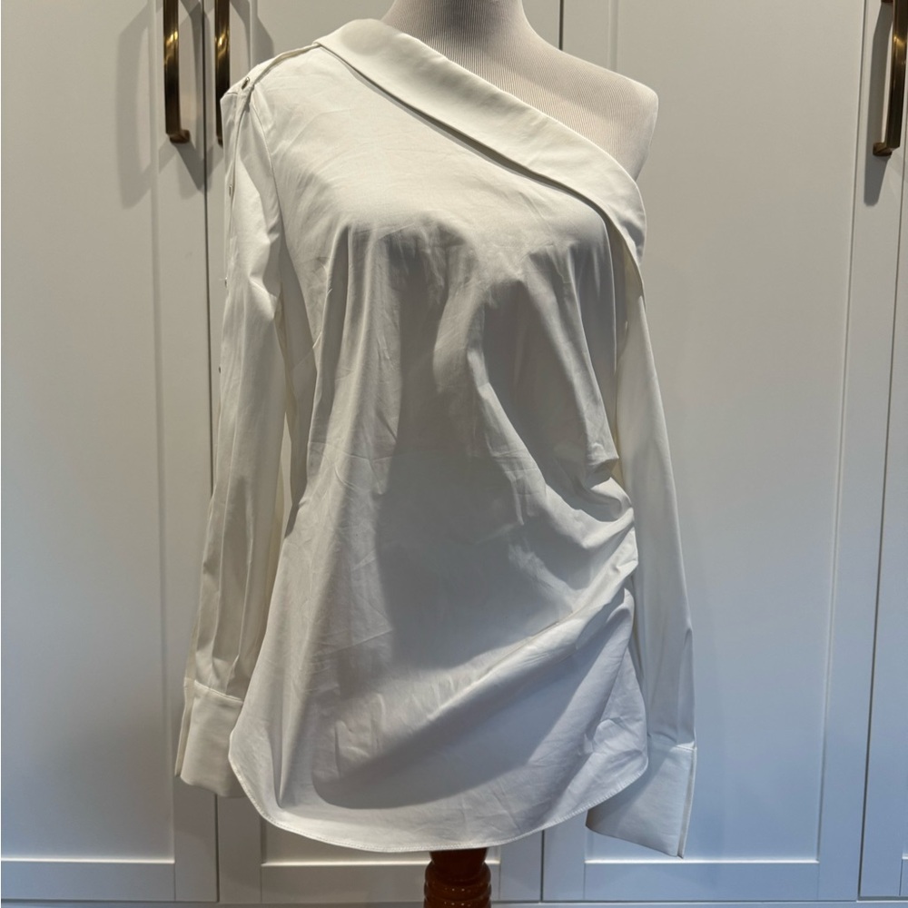 Karen Millen x Lydia Millen Asymmetrical Blouse, UK 14, US 10, New